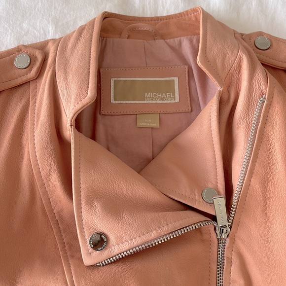 Michael Kors leather jacket - Picture 3 of 4